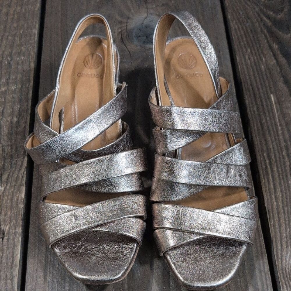 COCLICO Bronze Strappy Sandals 39 - Picture 5 of 11